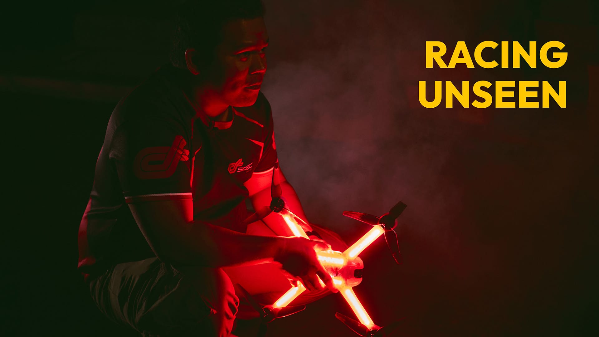 Drone racing unseen